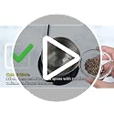 Secura Electric Coffee and Spice Grinder - Stainless, 2 Removable Bowls