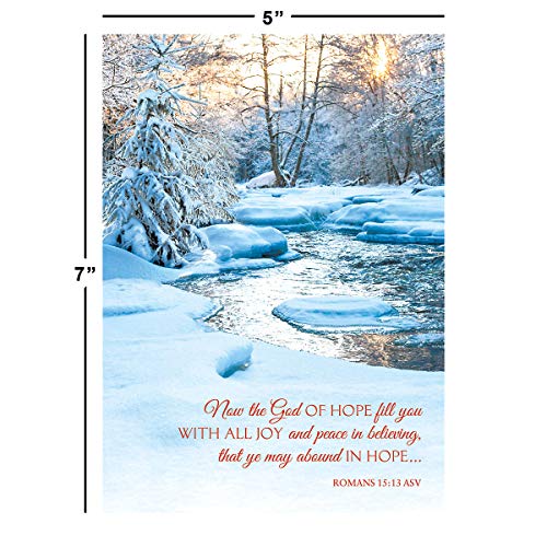 Current Expressions 32 Christmas Greeting Card Set with Faith & Scripture - 16 Designs, 32 Cards