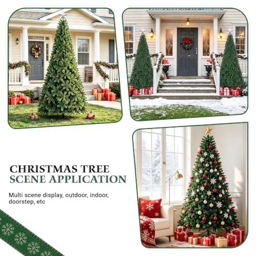 6ft Artificial Christmas Tree with 1200+ Branch Tips - Easy Assembly Holiday Decor