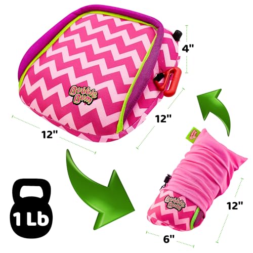 Inflatable Booster Car Seat for Kids Pink Chevron - Travel & Safety