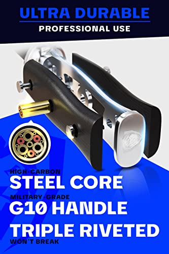 Dalstrong 10-Inch Ceramic Honing Steel with Stainless Steel Core & G10 Handle