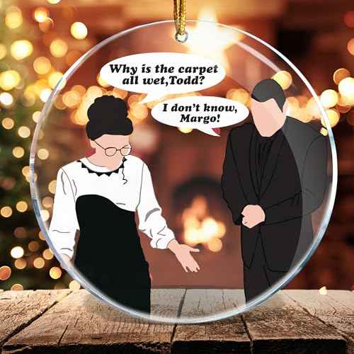 Why is The Carpet All Wet Todd I Don't Know Margo - Christmas Vacation Decorations - Christmas Ornaments - Christmas Decorations Gag Gifts - Naughty White Elephant Gifts