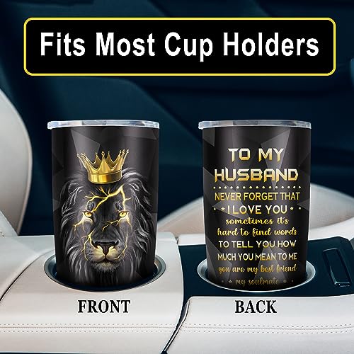Husband Birthday Gift Tumbler 20oz — kirusel, Anti-Leak BPA-Free Flip Lid