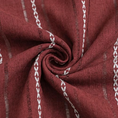 Horaldaily Red 60x120 Inch Rectangular Tablecloth - 100% Polyester, Holiday Home Decor