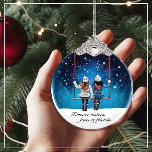Sister Ornament 2025 Christmas, Soul Sister Ornament Gift, Big Sister Ornaments, Sister in Law Christmas Ornaments, Best Sister Gifts for Women, Sisterhood Gifts, for Adult Sister
