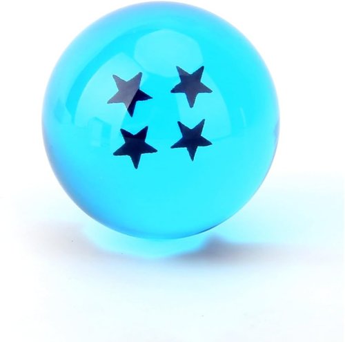 Boxtree Children's Toy Set - 7-Piece Crystal Ball Collection | 43mm Blue Stars
