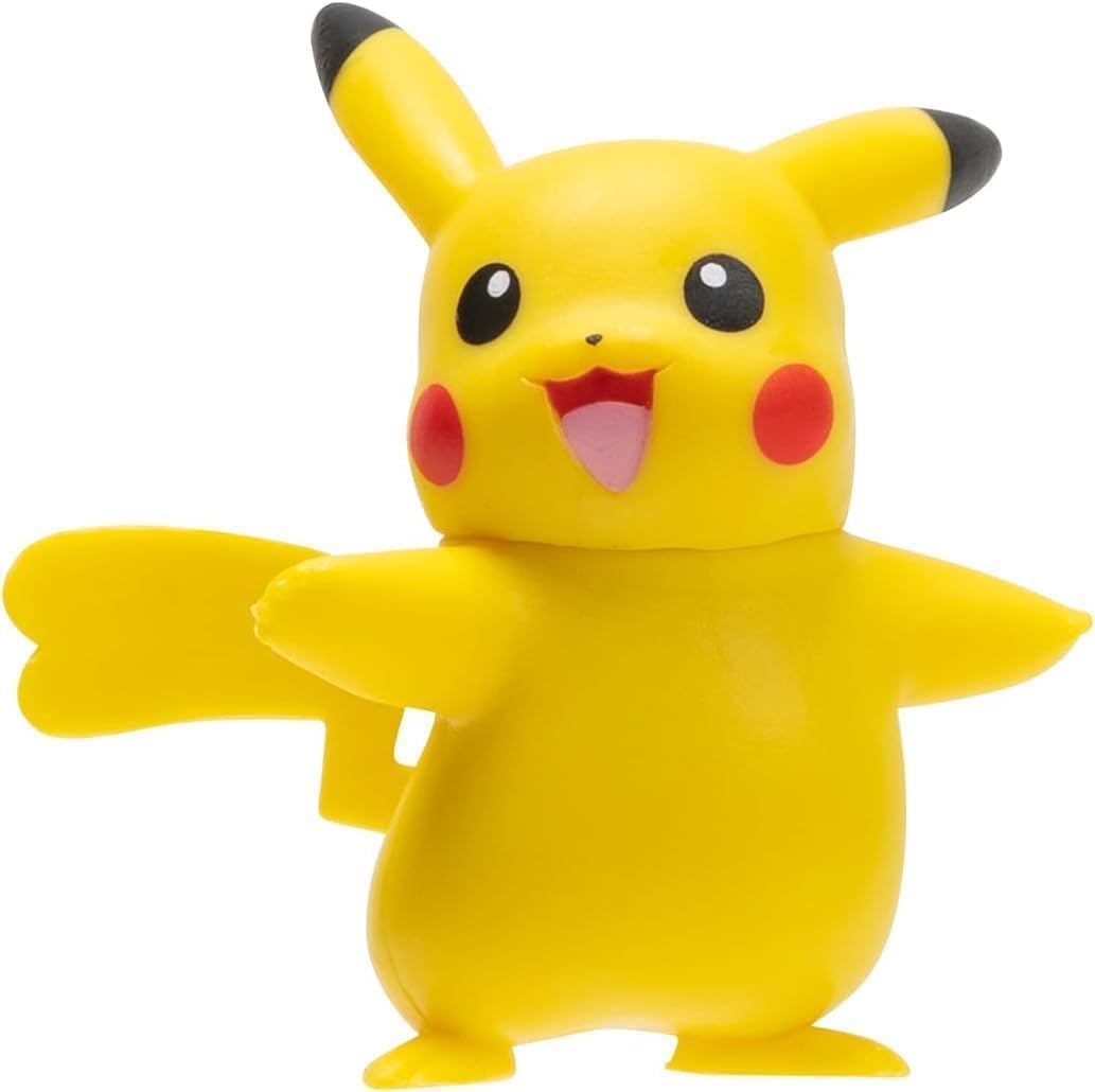 Pokemon Battle Figures 10-Pack - Includes 4.5-Inch Cinderace, Pikachu & More | Perfect for Collectors