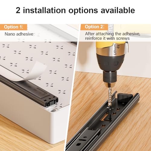 Delamu White 3-Piece Pull Out Cabinet Organizer Set - 15.7" Deep Kitchen & Bathroom Storage
