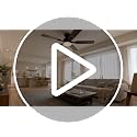 Black 52 Inch Ceiling Fan with Light and Remote App Control - Flush Mount