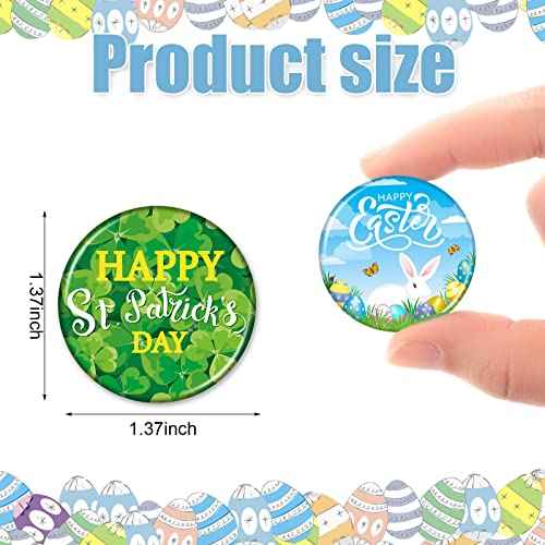 Flutesan 20 Pcs Glass Holiday Magnet on Calendar, Decorative Seasonal Magnets, Fall, Winter, Easter, Thanksgiving, Halloween, Christmas Women Gift, Dishwasher Whiteboard Blackboard Classroom Office