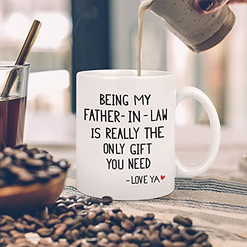 Being My Father-in-law Coffee Mug - 11oz White Father's Day Gift for Dad & Father-in-Law