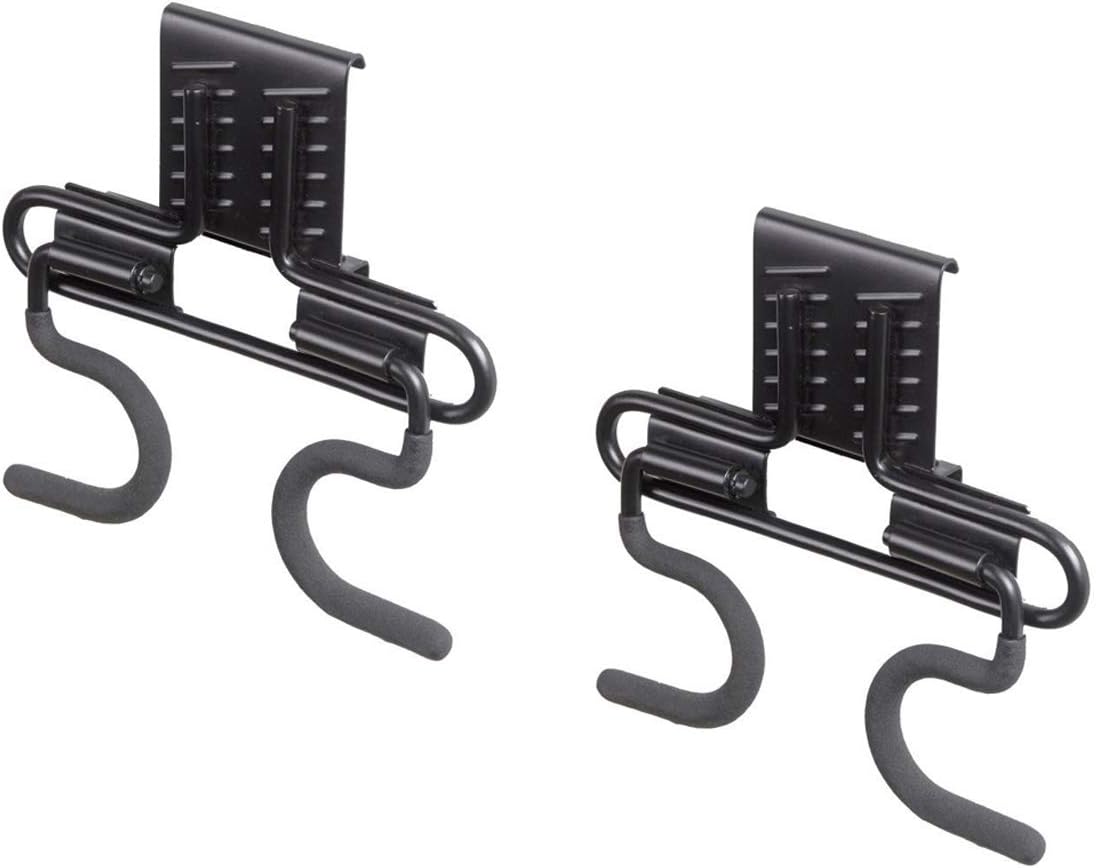 Ultrawall Heavy Duty Double Handle S Hooks - Steel Tool Storage Organizer for Home & Garden | 2-Pack