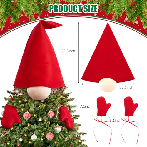 Soulchen 2 Sets Christmas Turkey Tree Topper Bush Kit - Holiday Decor