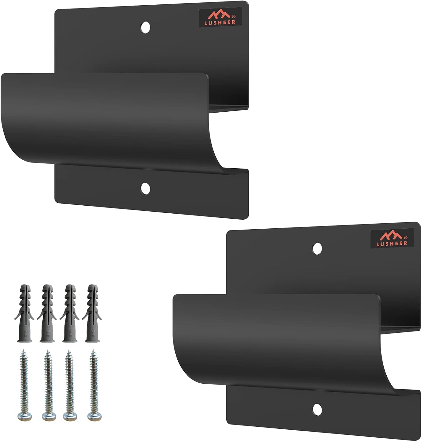 Skiennix Ladder Hooks - Durable Wall Mount Hangers for Garage | 2-Pack for Easy Storage