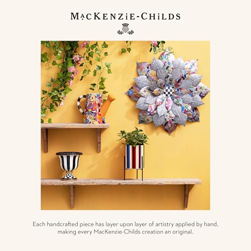 MacKenzie-Childs Hanging Wallflower Wall Decor - 9x9 Inches, Medium