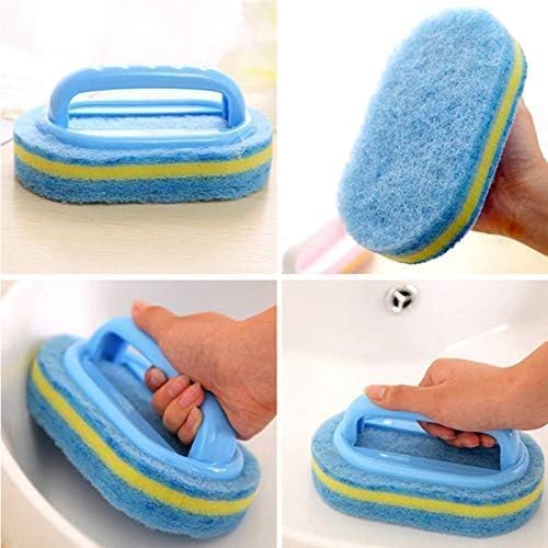 KOKSI 2-Piece Cleaning Brush Set - Ergonomic Bathroom & Kitchen Scrubbing Tool | All-Purpose Sponge