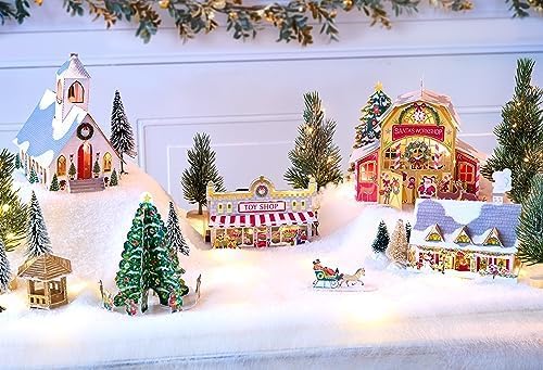 American Greetings Christmas Decoration - Magic Moments Church Design for Festive Cheer