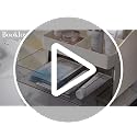 Booklov Large Makeup Organizer with Drawers and Compartments - Crystal White, L01