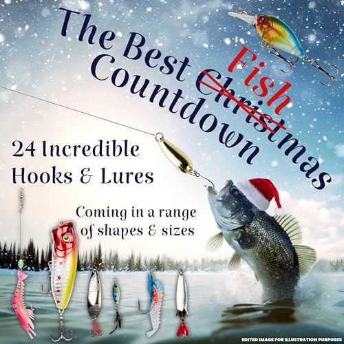 Fishing Lure Advent Calendar 2026 - Holiday Countdown for Anglers