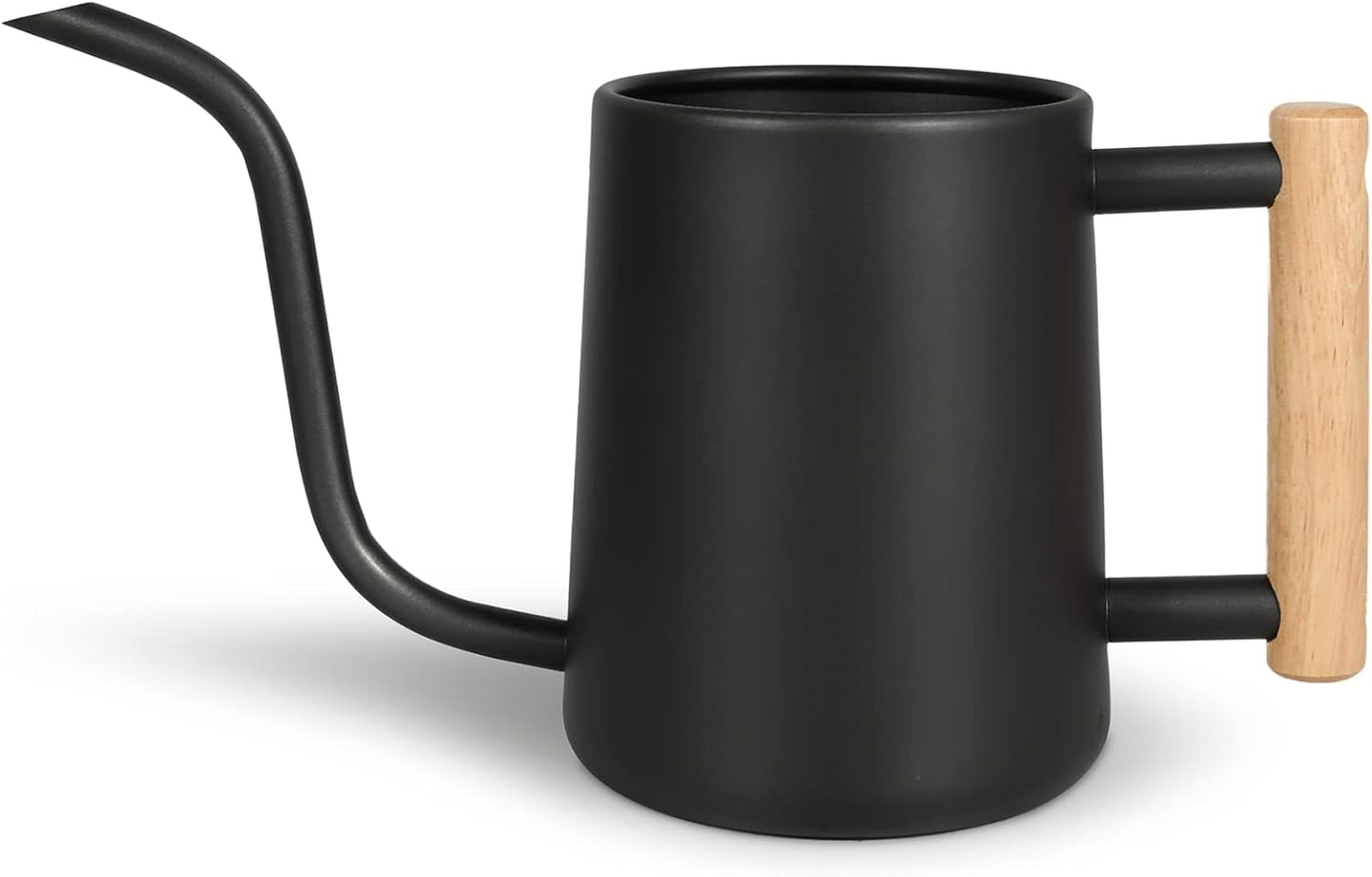 Skiennix Watering Can - 35 Oz Stainless Steel Pot with Long Spout for Indoor & Outdoor Plants | Black