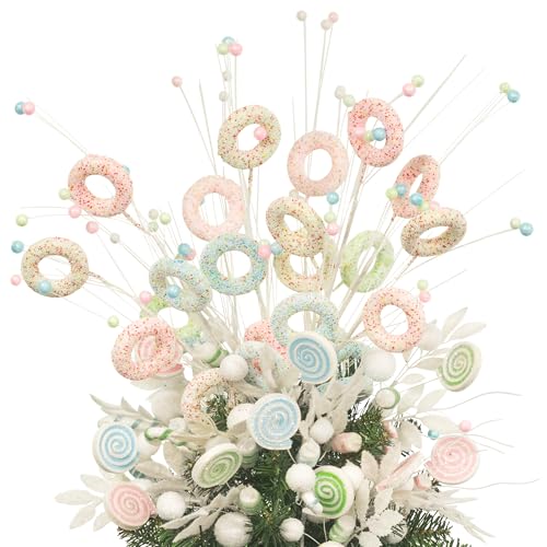 KI Store Candyland Christmas Tree Spray Set of 18 Candy Lollipop