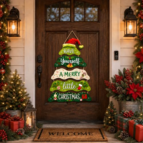 Christmas Decorations - Have Yourself A Merry Little Wooden Sign