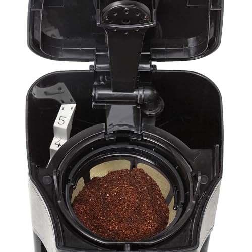 Capresso Black 5-Cup Mini Drip Coffee Maker with Timer & Stainless Steel