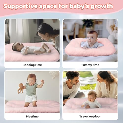 NestleMom Rose Petal Infant Support Cushion for Newborns 0-24 Months