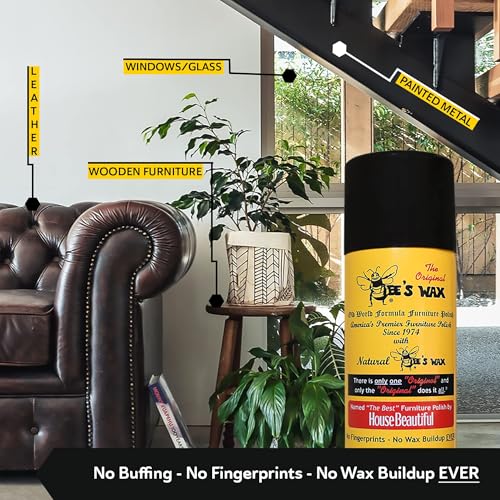 Bee's Wax Old World Furniture Polish 17oz Pack of 3 - Multi-Surface Wood Leather Marble