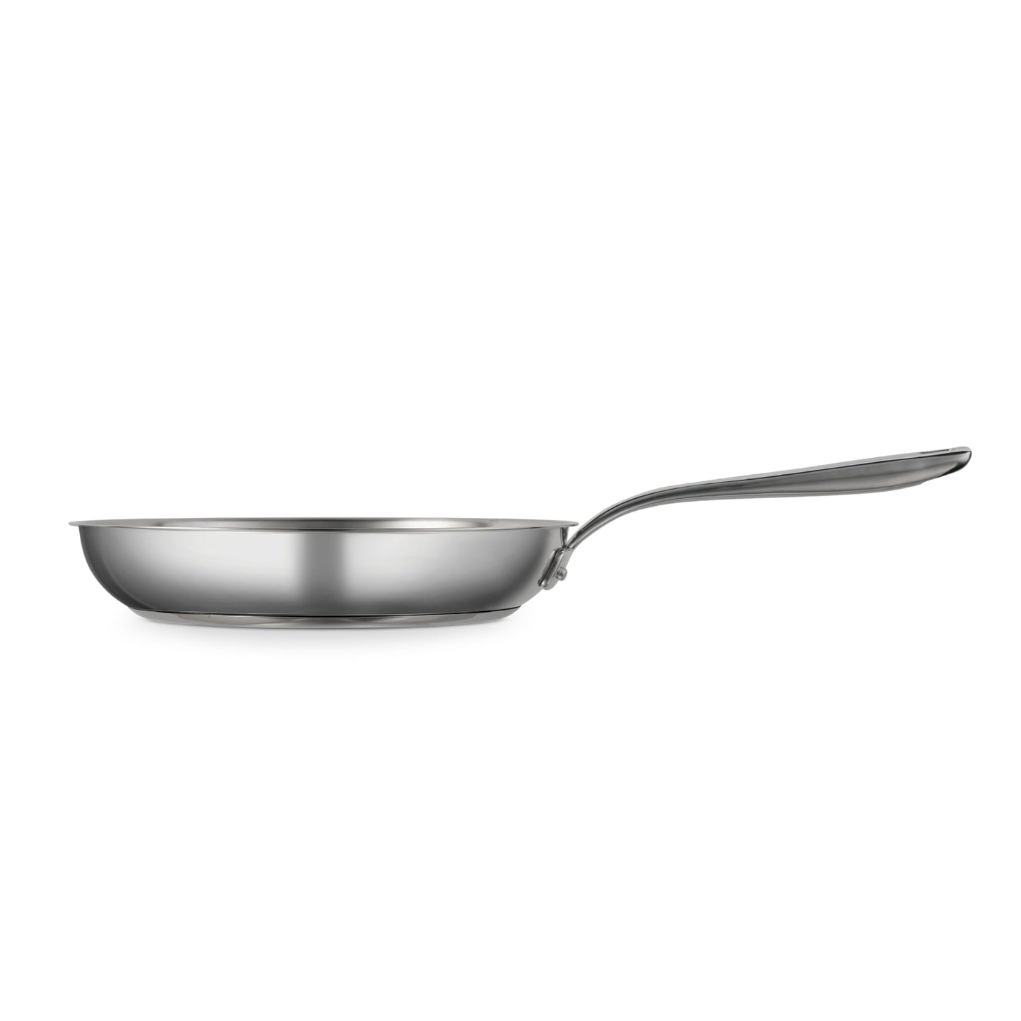 Tramontina Tempo Tri-Ply Base Stainless Steel 10-Inch Frying Pan, Induction-Ready Skillet, Oven-Safe, Dishwasher-Safe