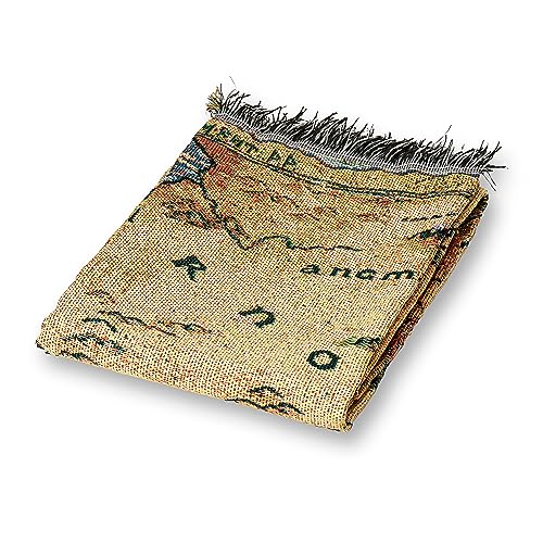 Middle Earth Woven Tapestry Throw Blanket - Lord of the Rings The Hobbit, 48 x 60 Inch - Fandom Gift Variation of Middle Earth / 48" x 60"