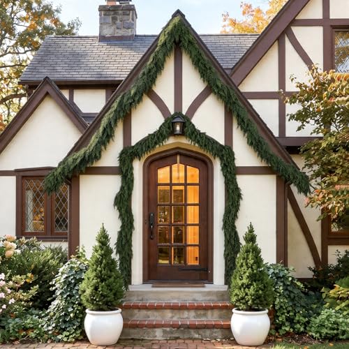 N&T NIETING 15 Ft Real Touch Cedar Garland Christmas Decor Green