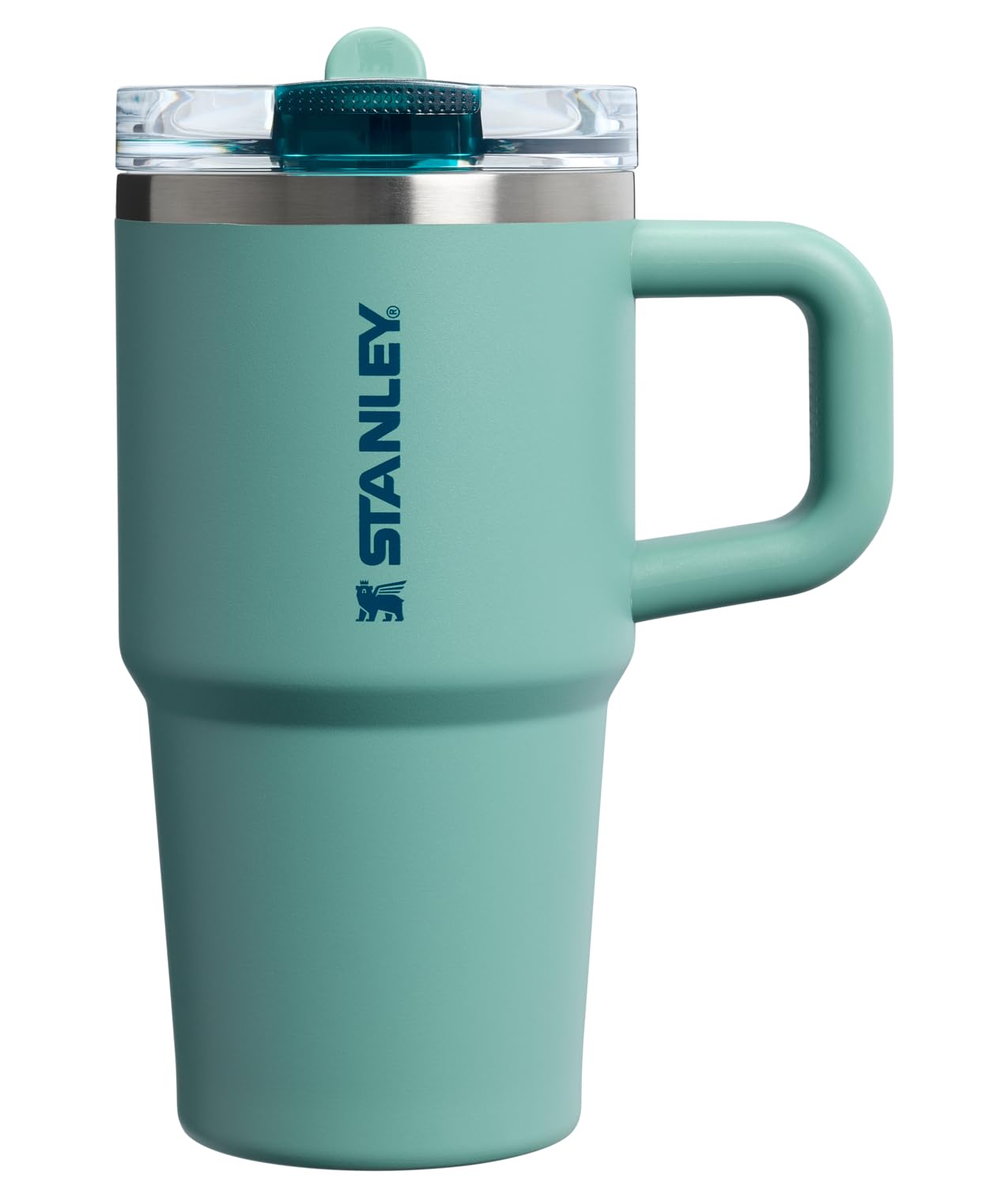 STANLEY Quencher ProTour Flip Straw Tumbler with Leakproof Lid 20 oz | Built-In Straw & Handle | Cupholder Compatible for Travel | Insulated Stainless Steel Cup | BPA-Free | Spring Green
