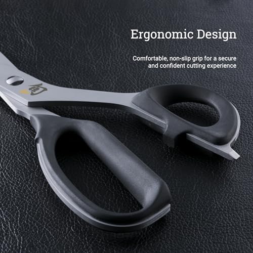 Kitchen Shears - Multipurpose, Sharp Stainless Steel Scissors for Cooking & Opening Packages