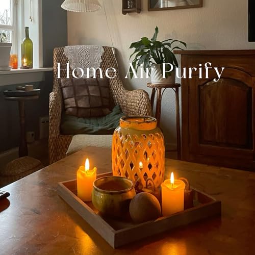 Beeswax Pillar Candles 2x5 Inch 8 Pack Unscented - Long Burn & Air-Purifying