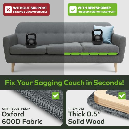 BEN'SHOME Deep Sofa Support Board for Sagging Couch 58-67" x 25" - Firm & Easy Install