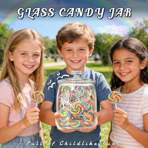 2-Pack 0.5 Gallon Wide Mouth Airtight Cookie Jars with Silicone Seals