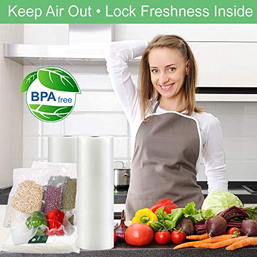 Large Vacuum Sealer Bags 14x20 Inches - 4mil Heavy Duty Food Storage, 200 Count