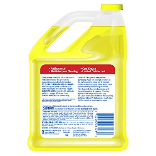Mr. Clean Multi-Surfaces Antibacterial Liquid Cleaner Summer Citrus 128 Oz