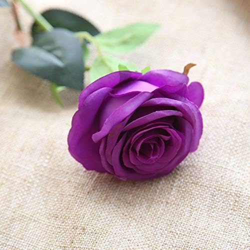 Premium Mini Tulip Bouquet - 20 Pink Artificial Flowers for Wedding & Home Decor