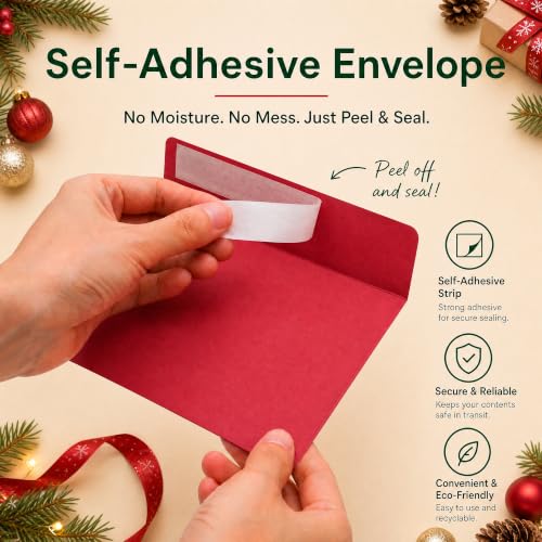 40-Pack 4x6 Christmas Cards with Gold & Silver Foil & Envelopes