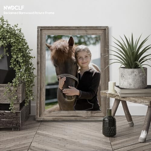 24x36 Rustic Reclaimed Wood Picture Frame - Shadow Box Wall Decor