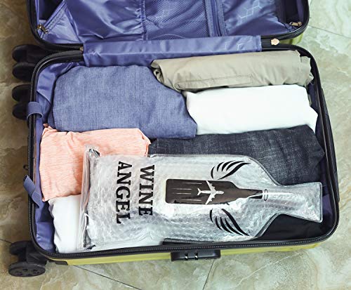 Reusable Wine Travel Bags Set - 8 Pack, Leakproof & Impact-Resistant
