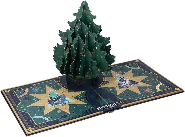 Paladone Harry Potter Hogwarts Advent Calendar - 24 Day Pop-Up Christmas Tree Decor for Kids' Bedroom