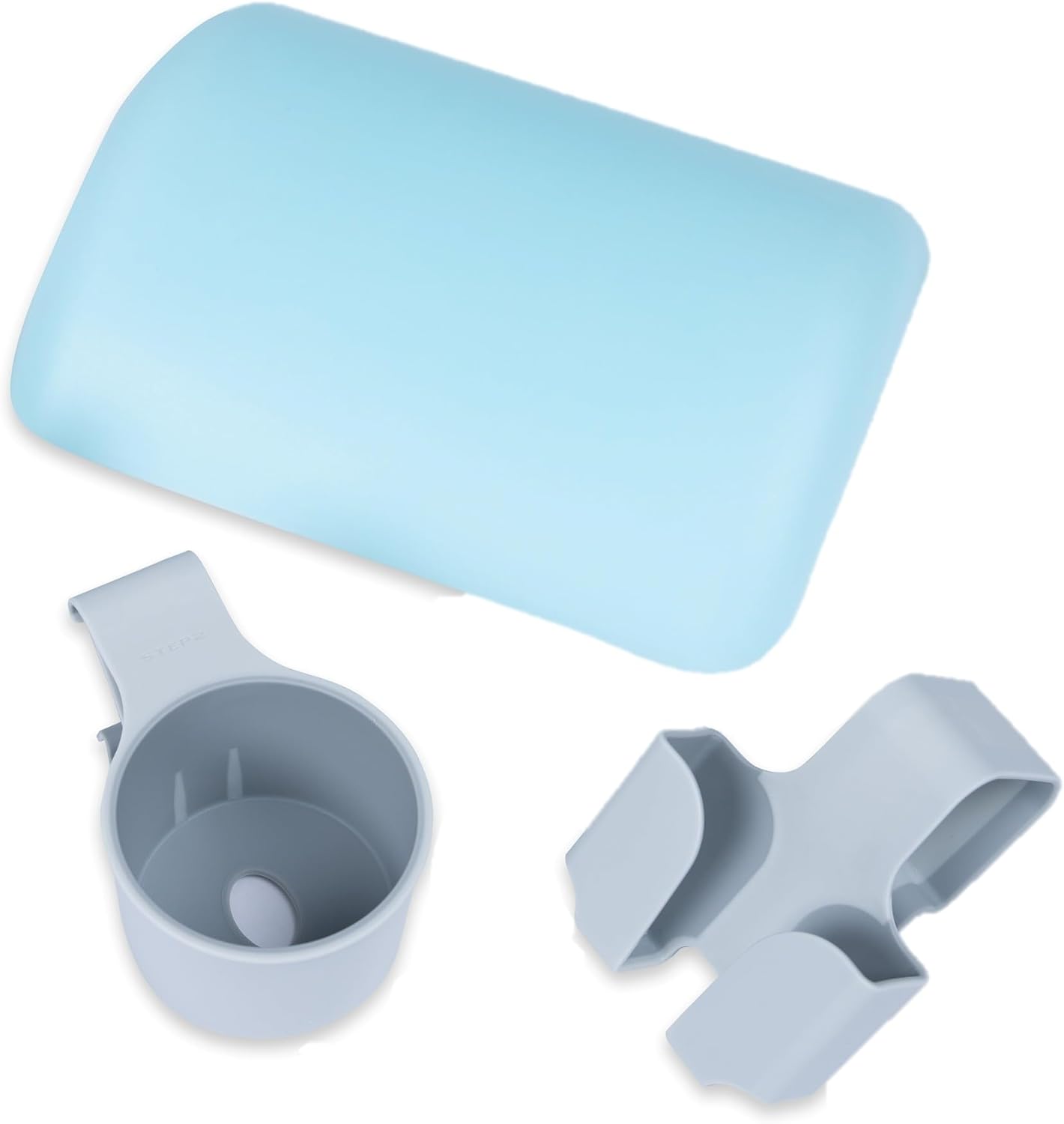 Step2 Vero Pool Lounger Accessories Set - 3-Piece with Pillow, Cup Holder & Phone Mount | Blue