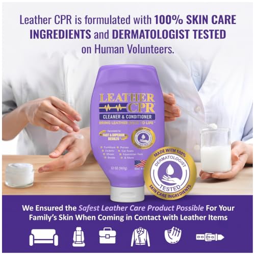 Leather CPR Leather Cleaner & Conditioner 32oz - Restore & Protect Leather