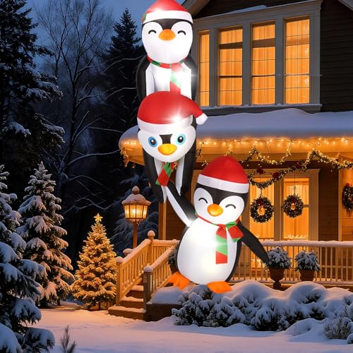 Soulchen 7ft Penguin Christmas Inflatable Roof Decor - Scented? (Variation: Penguin) Outdoor