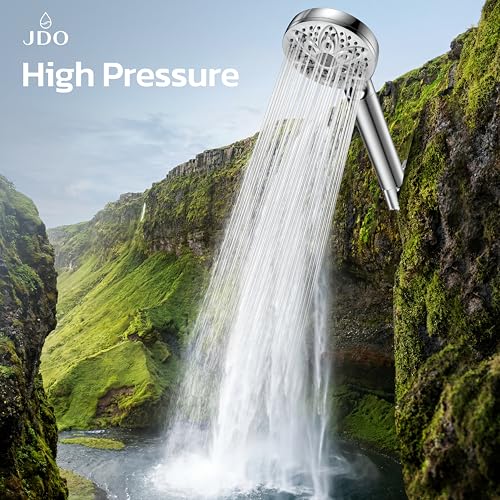 JDO High Pressure Filtered Shower Head with Handheld - Silver