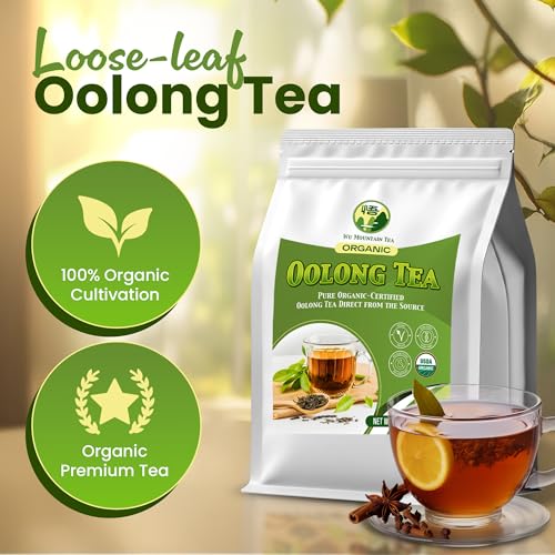 Organic Oolong Tea Loose Leaf 1 lb - Premium Chinese Whole Leaf Matcha