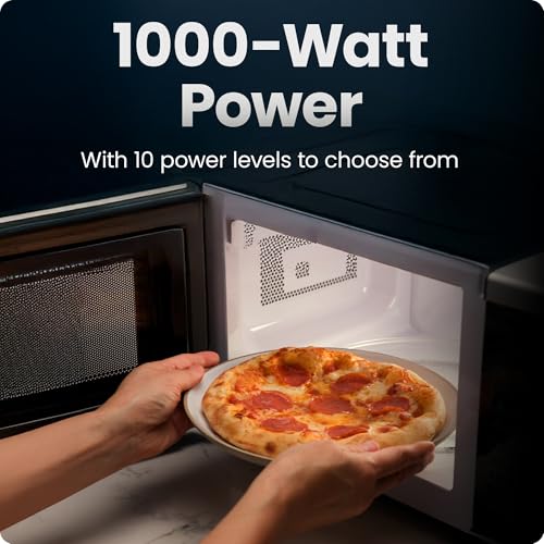 Chefman Countertop Microwave 1.1 Cu Ft, 1000W, Stainless Steel, Variation: Stainless / 1.1 Cu. Ft